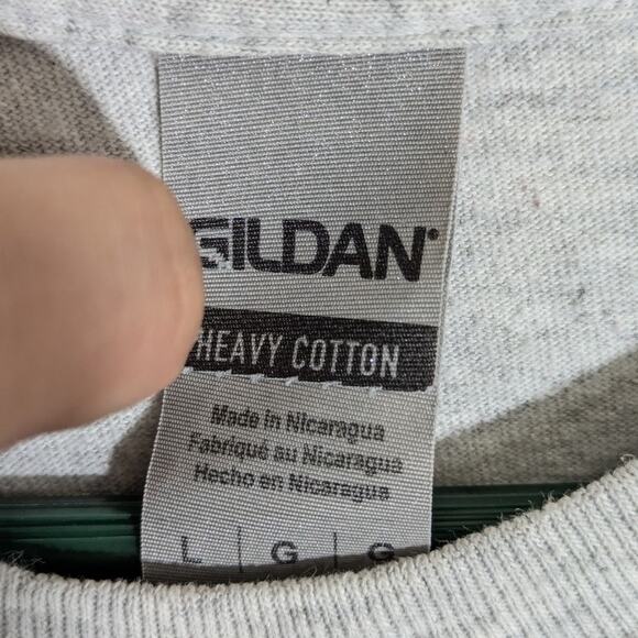 Groovy Mushroom T Shirt L Gray Short Sleeve Psychedelic Graphic Retro 70s Tee - Picture 3 of 5